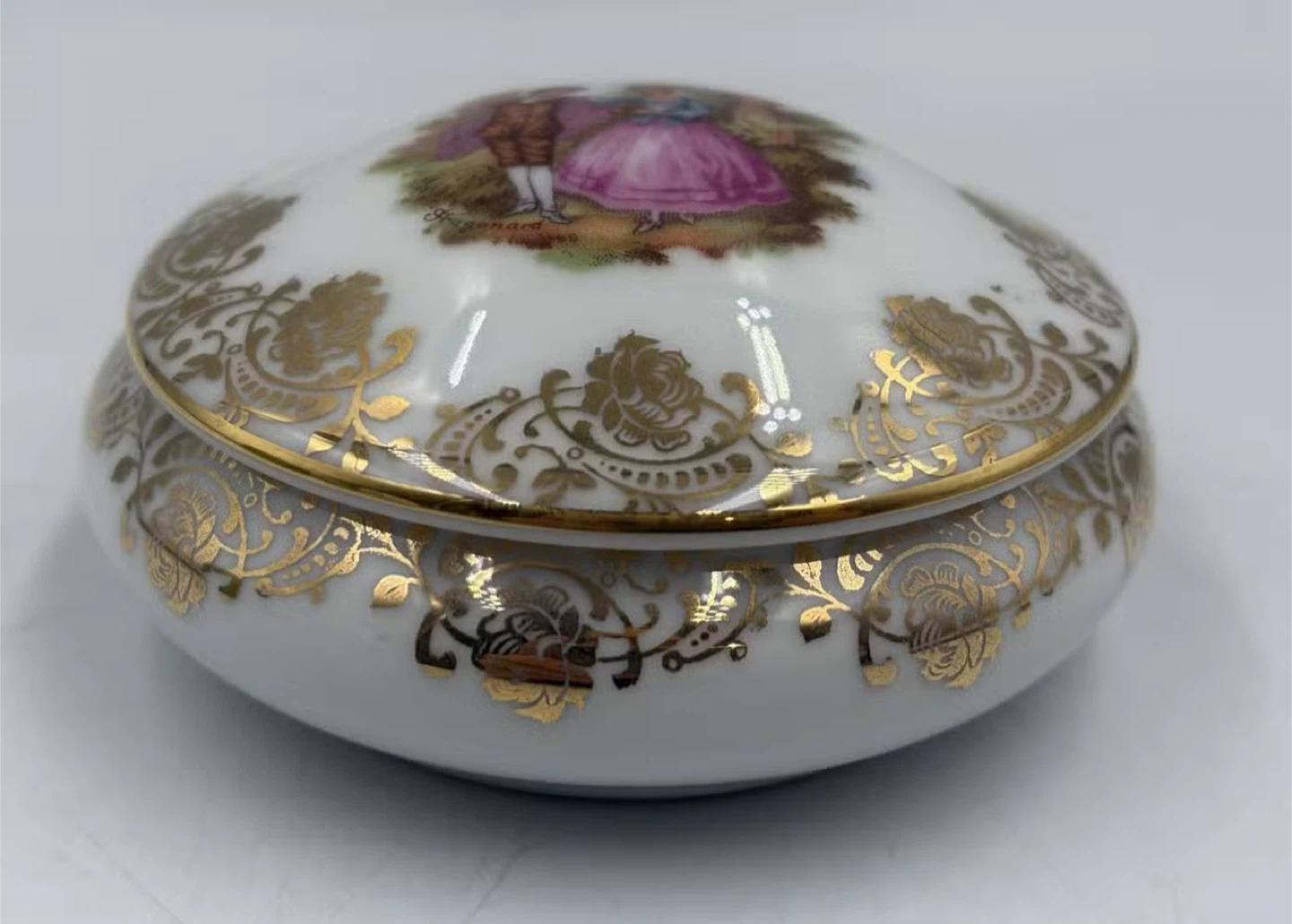 Fragonard Limoges France Trinket Dishes & Box - photo 2