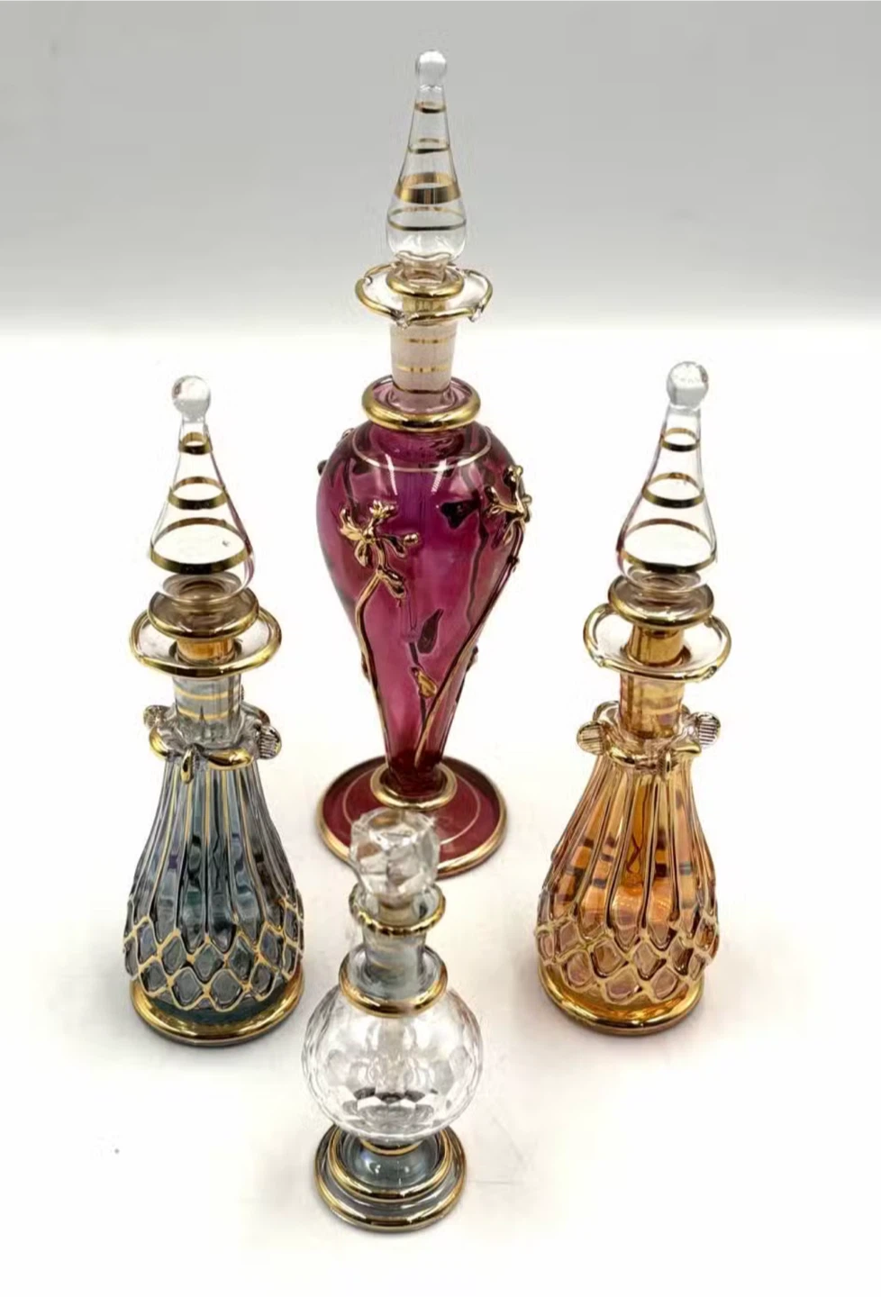 Vintage Decorative Glass Perfume Bottles