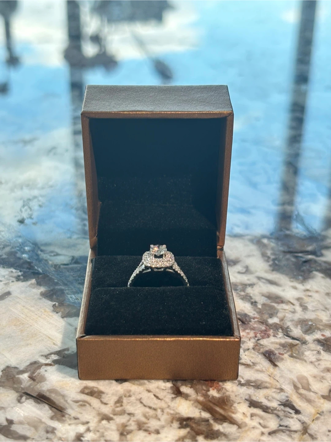 18k White Gold Diamond Ring - photo 2