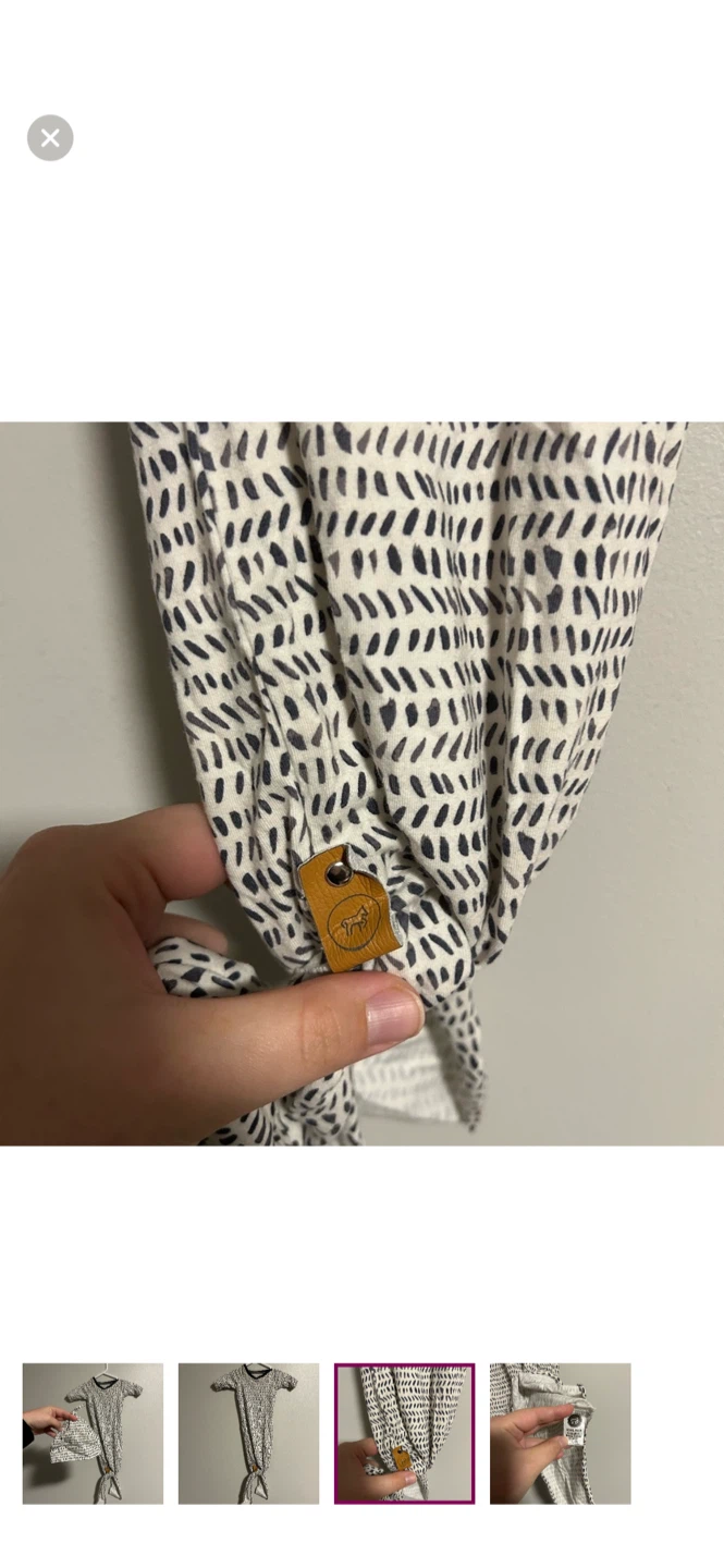 Foal Kids NB Baby Gown with Hat - photo 3