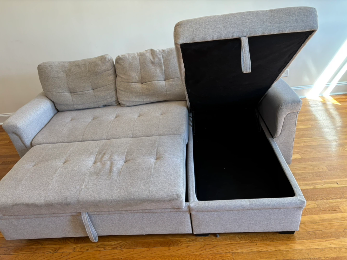 Convertible Sectional Sofa with Storage - photo 3