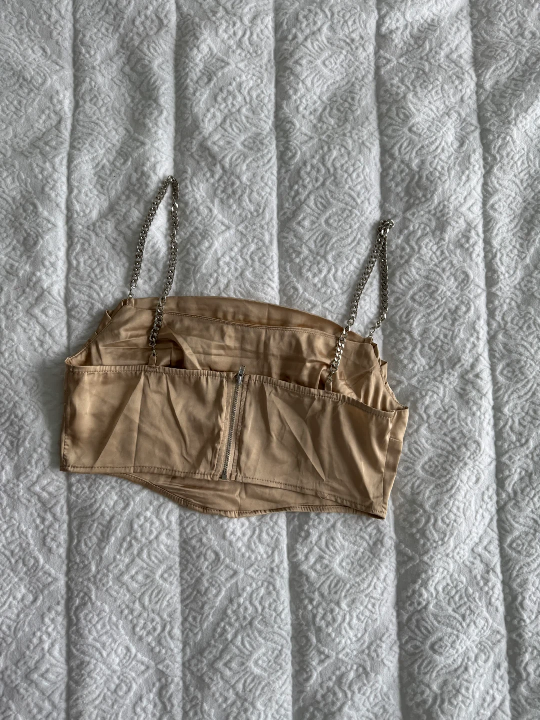 Nasty Gal Chain Strap Corset Top - photo 2