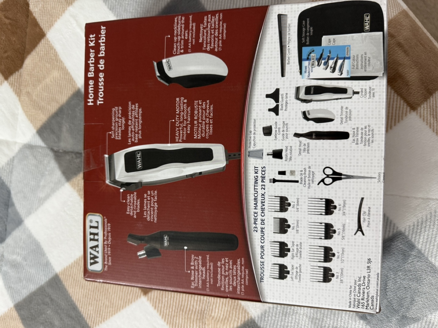 Wahl Home Barber Kit - 23 Piece Haircutting Set - photo 2