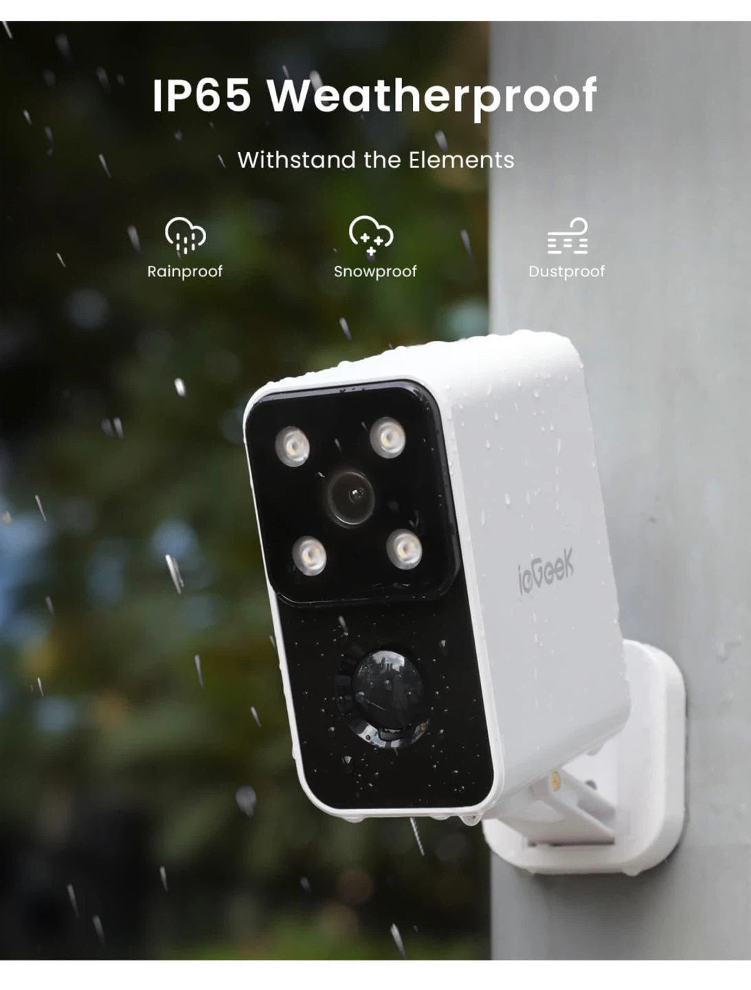 ieGeek 3MP Crystal Night Vision Security Camera