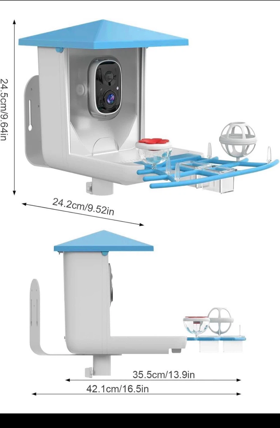 Smart Bird Feeder Camera, Full HD Optical Lens - photo 2