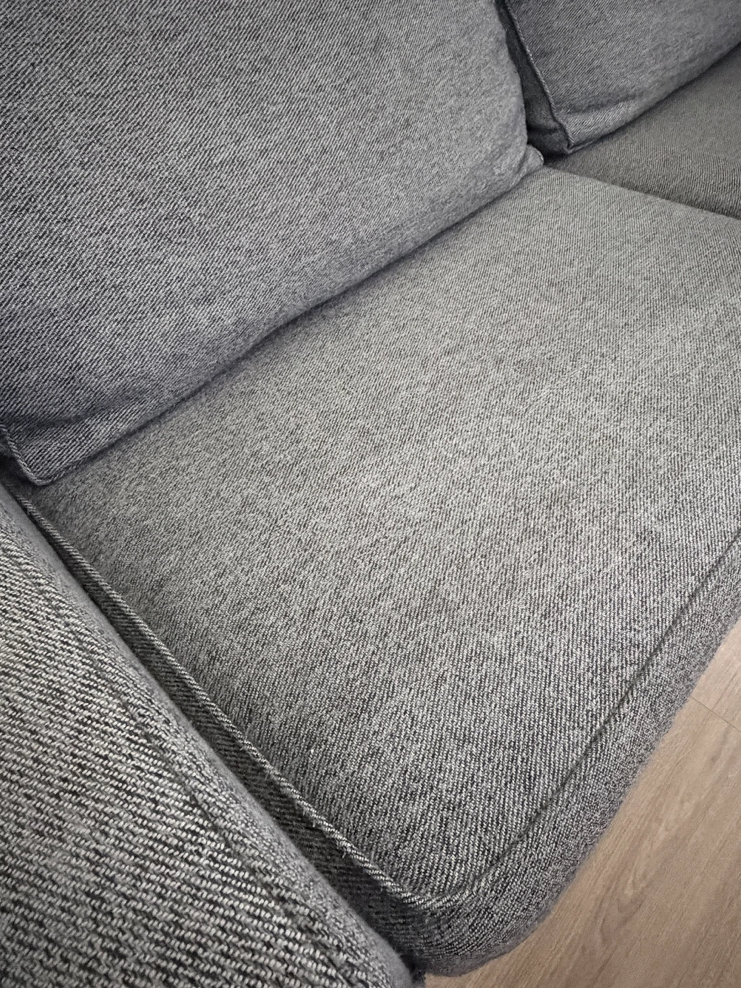 Modern & Comfy Gray Loveseat Sofa Couch 72 x 32 in - photo 4