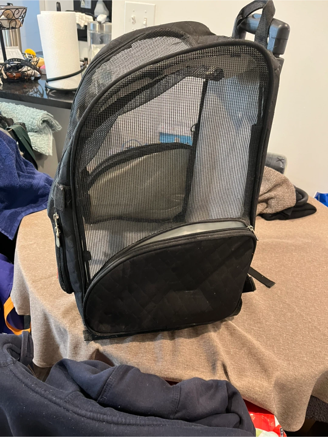 Snoozer Roll Around Pet Carrier Backpack - Black - photo 2