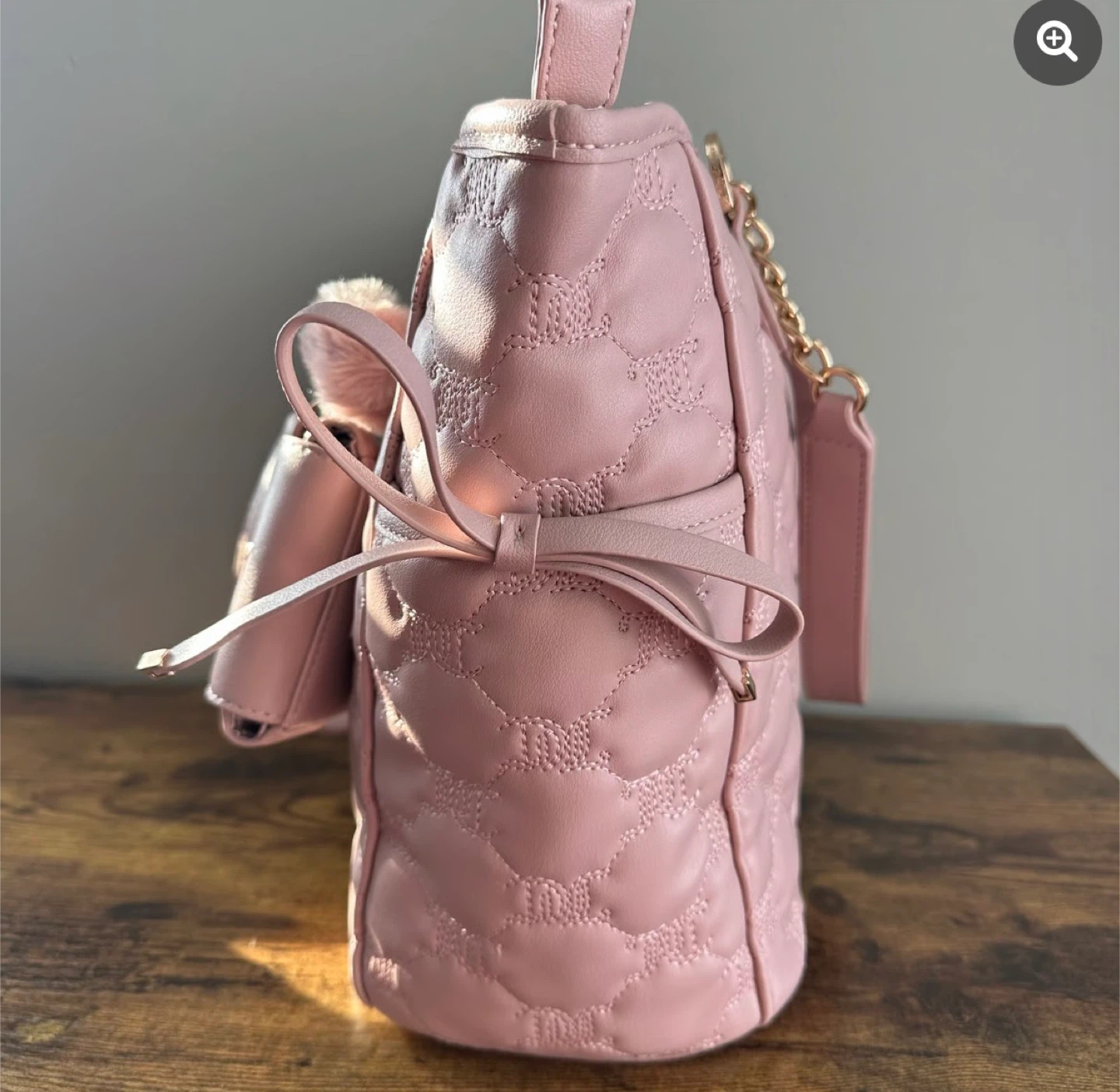 Juicy Couture Pink Quilted Tote Bag - photo 2