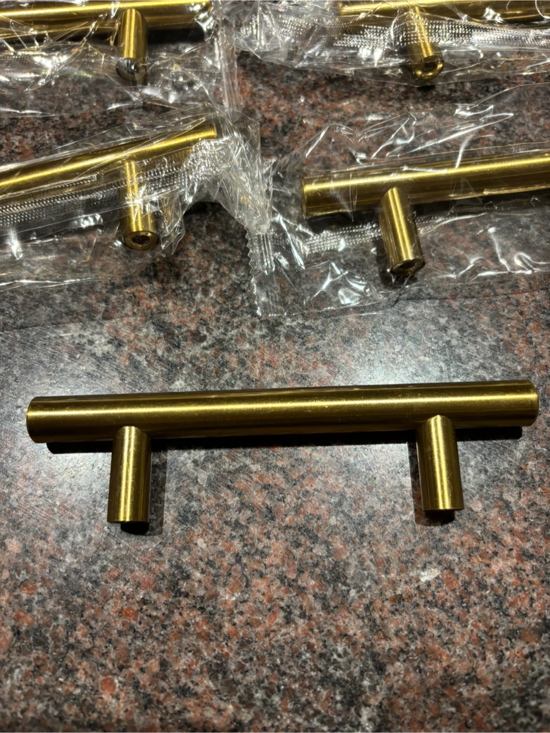 Gold Cabinet Drawer Pulls - New - photo 2
