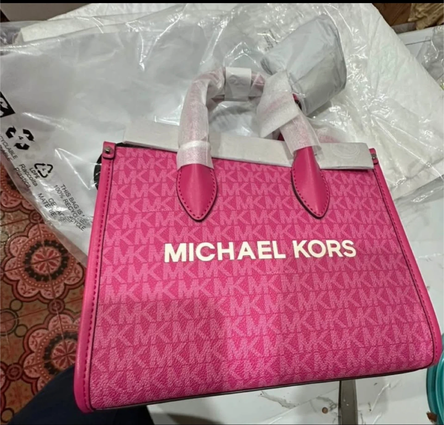 Michael Kors Pink Tote Bag - New