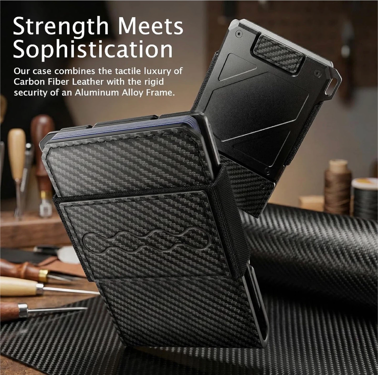 Minimalist Wallet - Carbon Fiber - photo 3