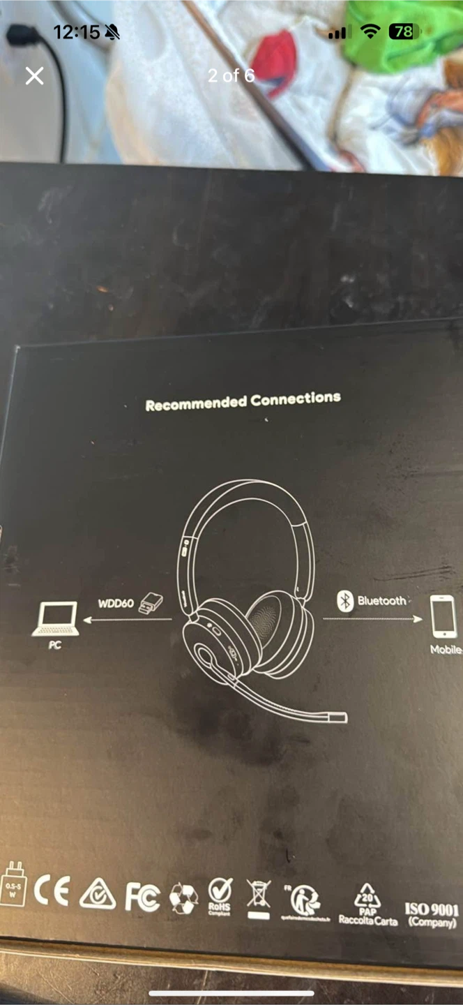 New Yealink WH68 Hybrid Teams Headset