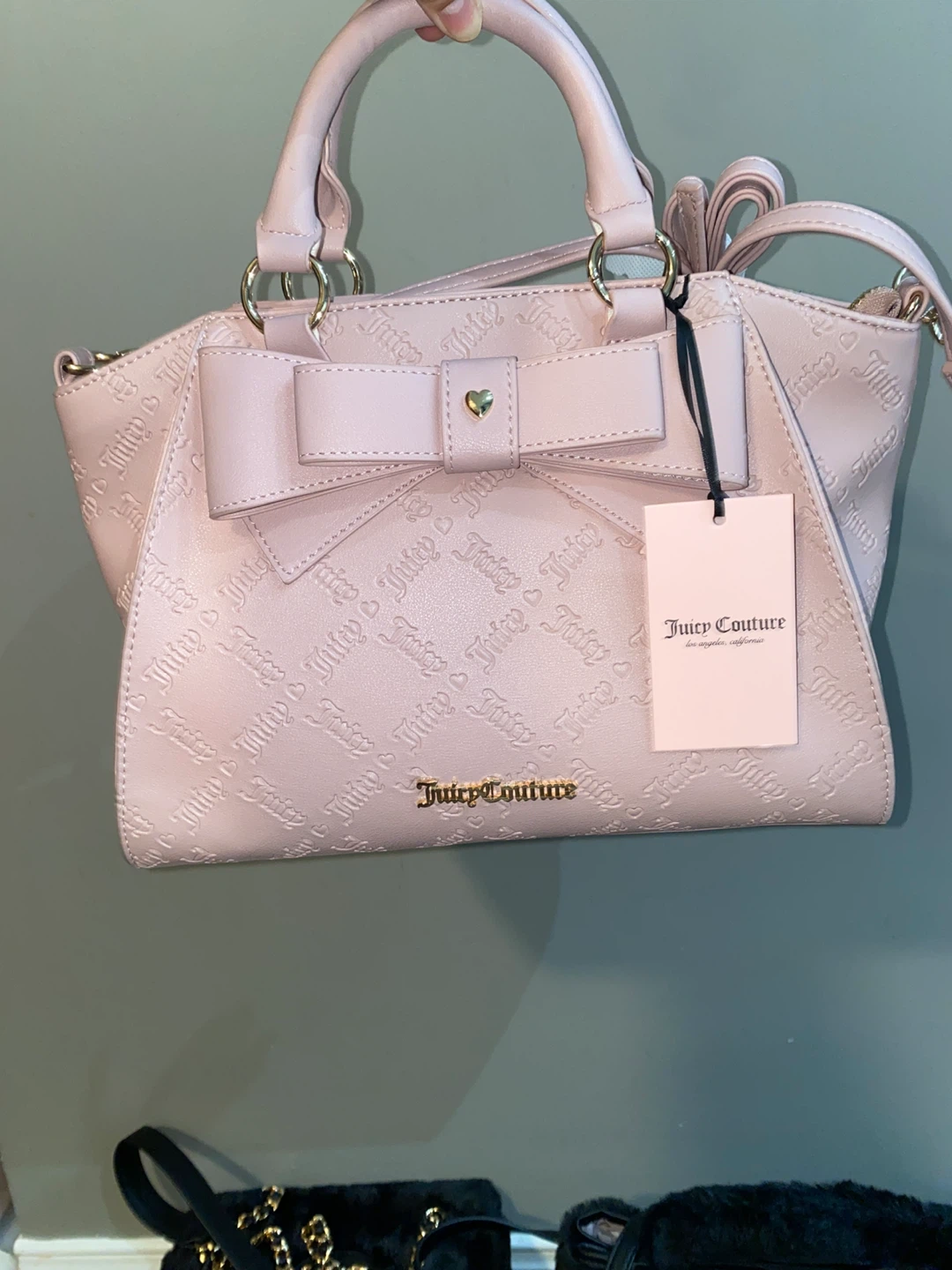 Juicy Couture Miss Bow Satchel - Dusty Blush