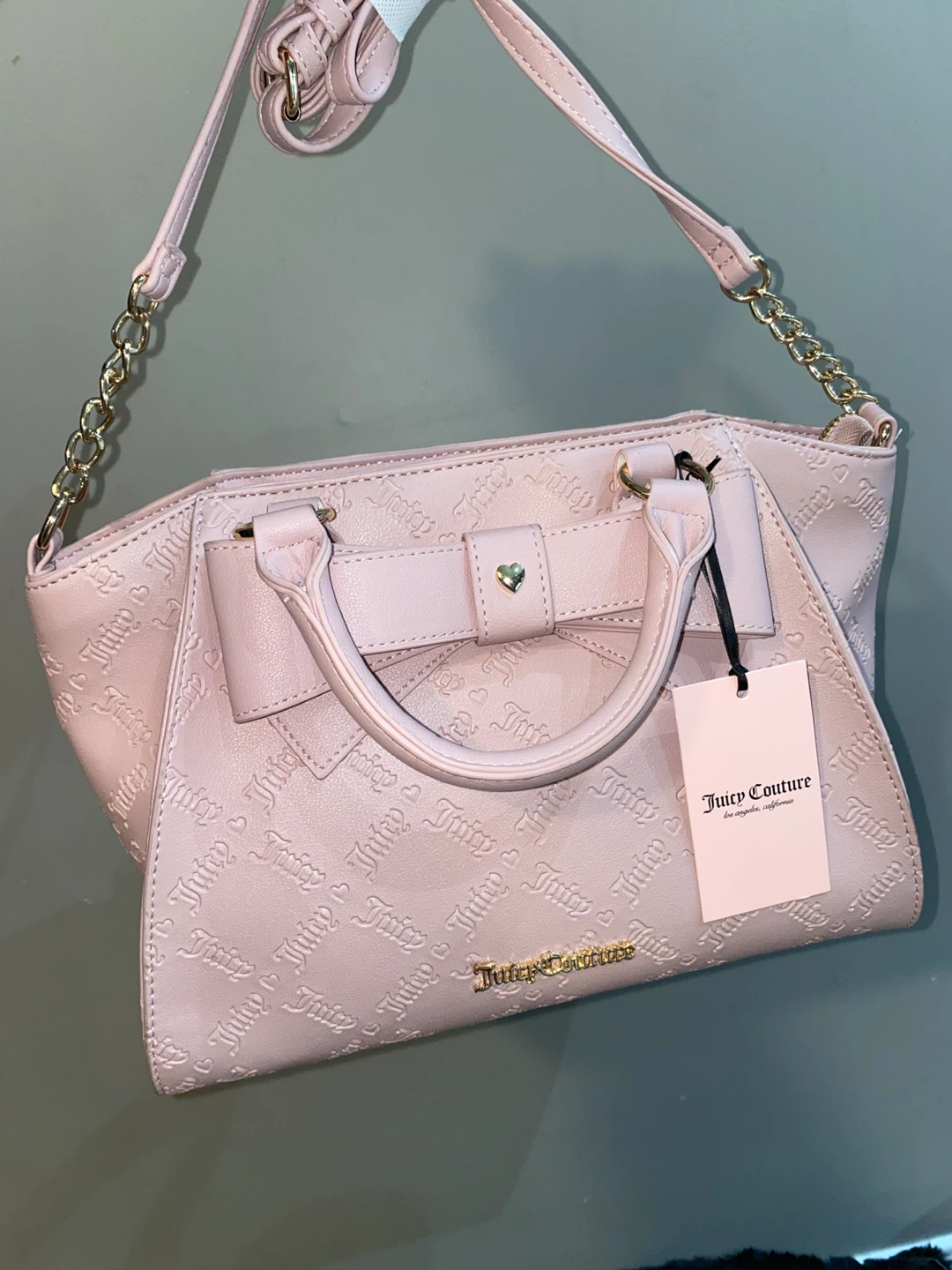 Juicy Couture Miss Bow Satchel - Dusty Blush - photo 2