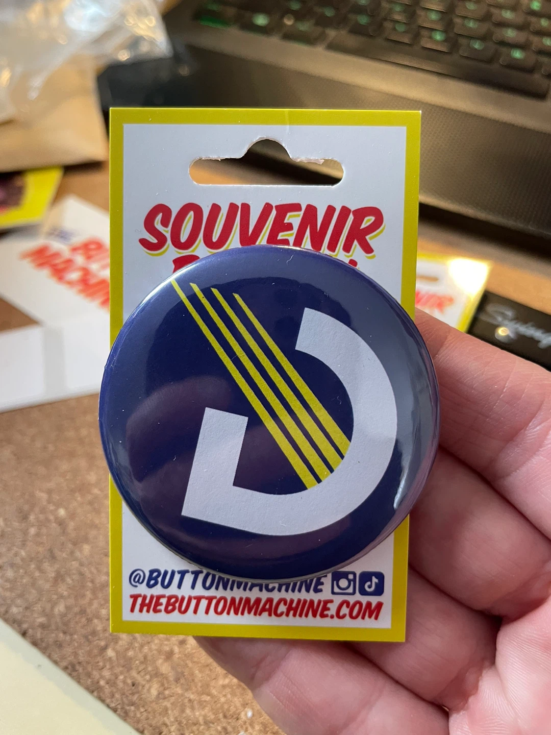 SkyDome Logo Pin-Back Button 🧡