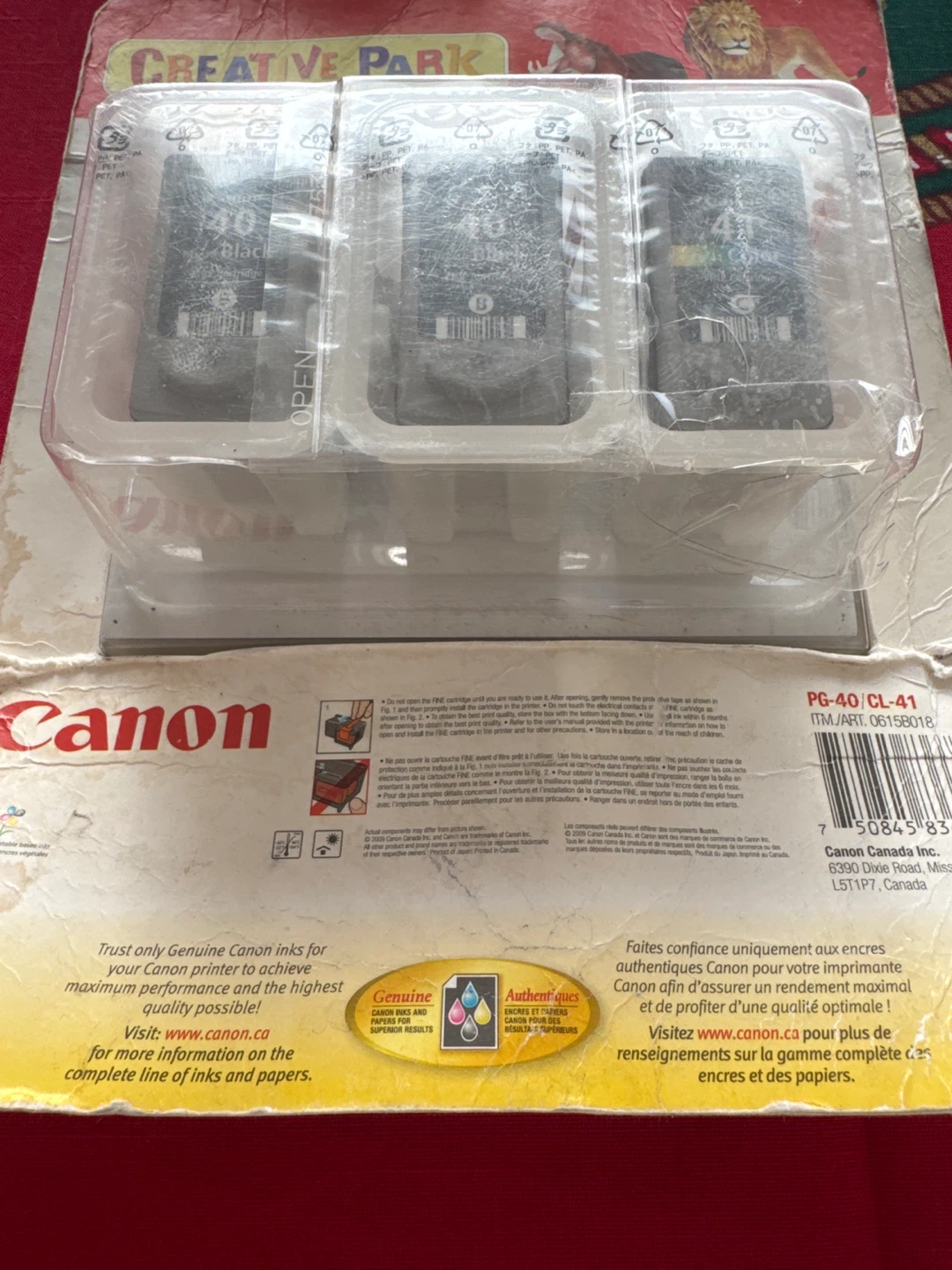 Canon PG-40 CL-41 Ink Cartridge Set - photo 2