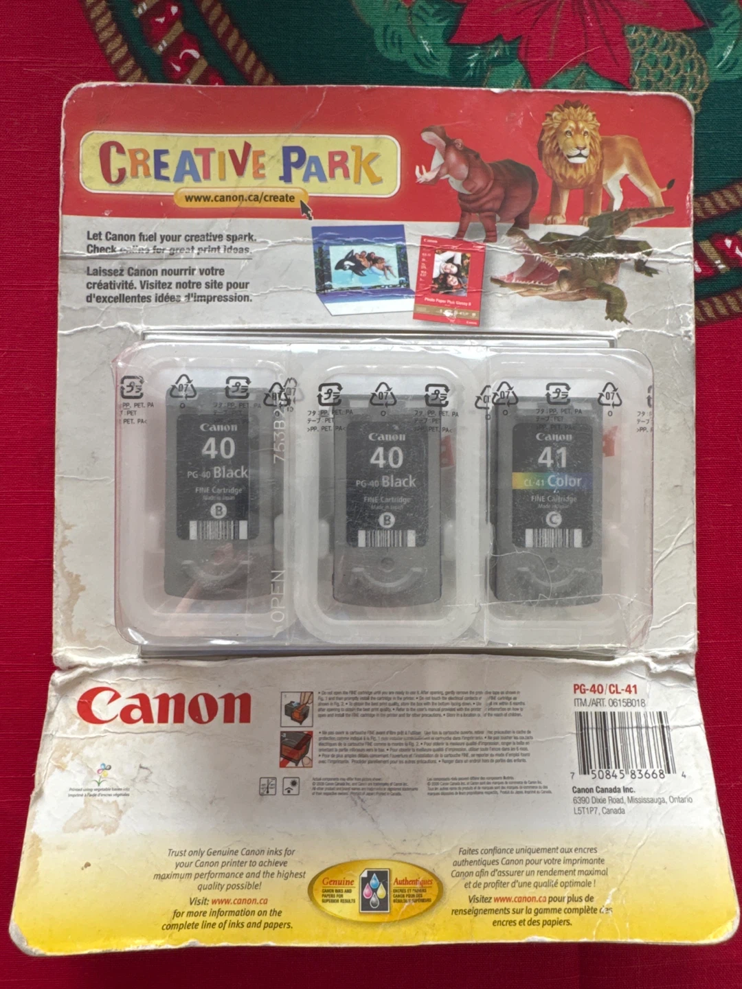 Canon PG-40 CL-41 Ink Cartridge Set