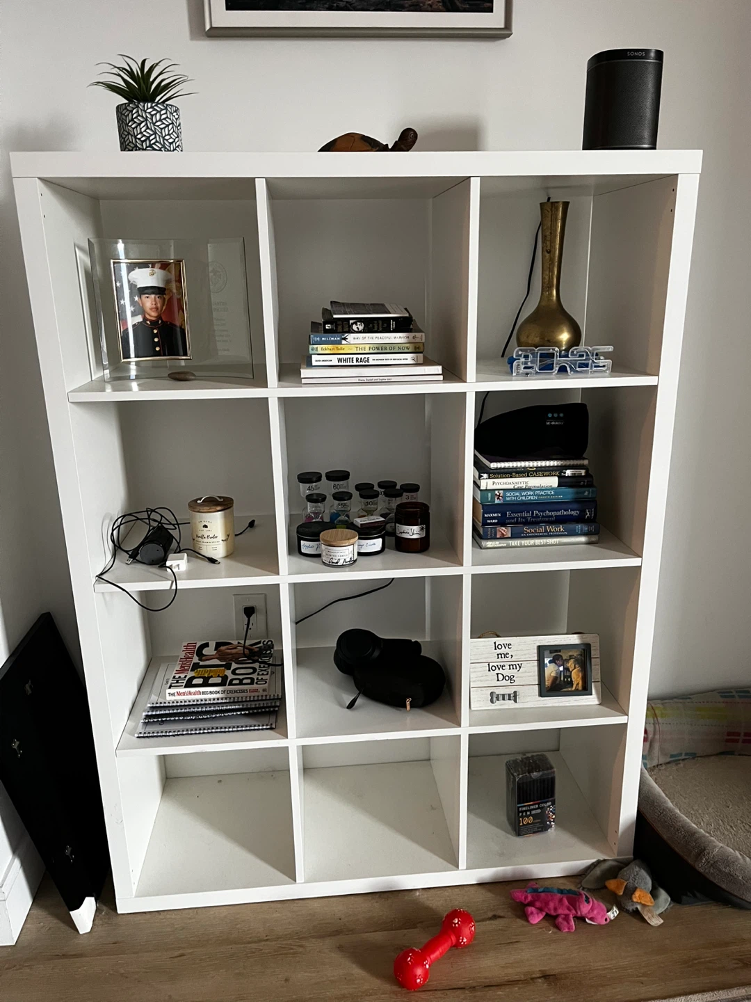 White Shelving Unit