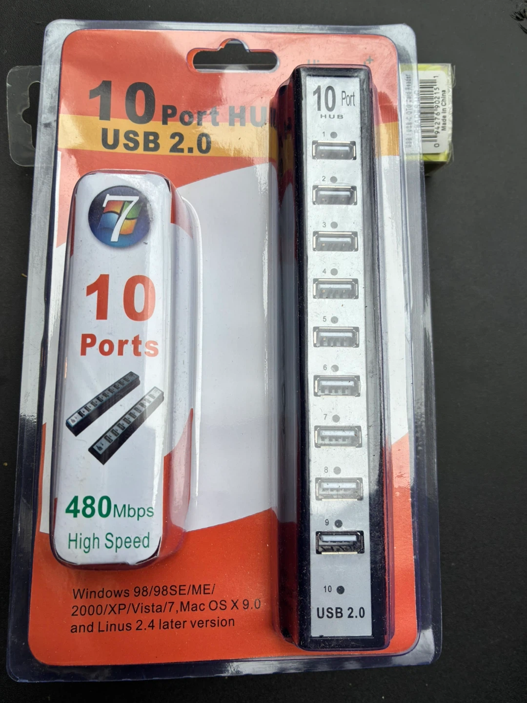 10 Port USB 2.0 Hub - New in Package - photo 2