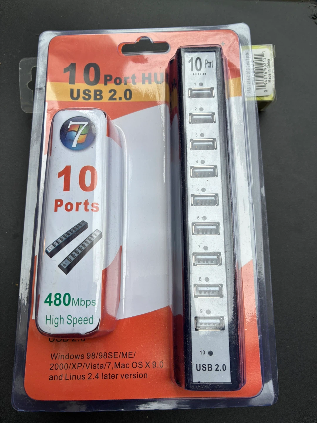10 Port USB 2.0 Hub - New in Package