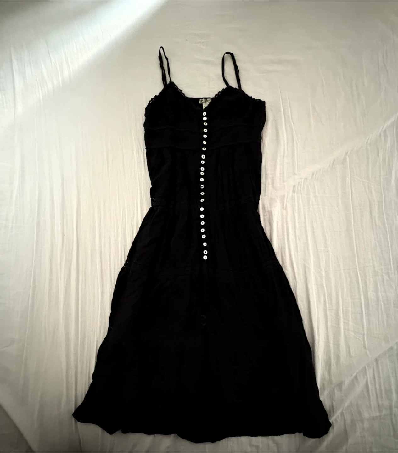 Black Strap Maxi Dress