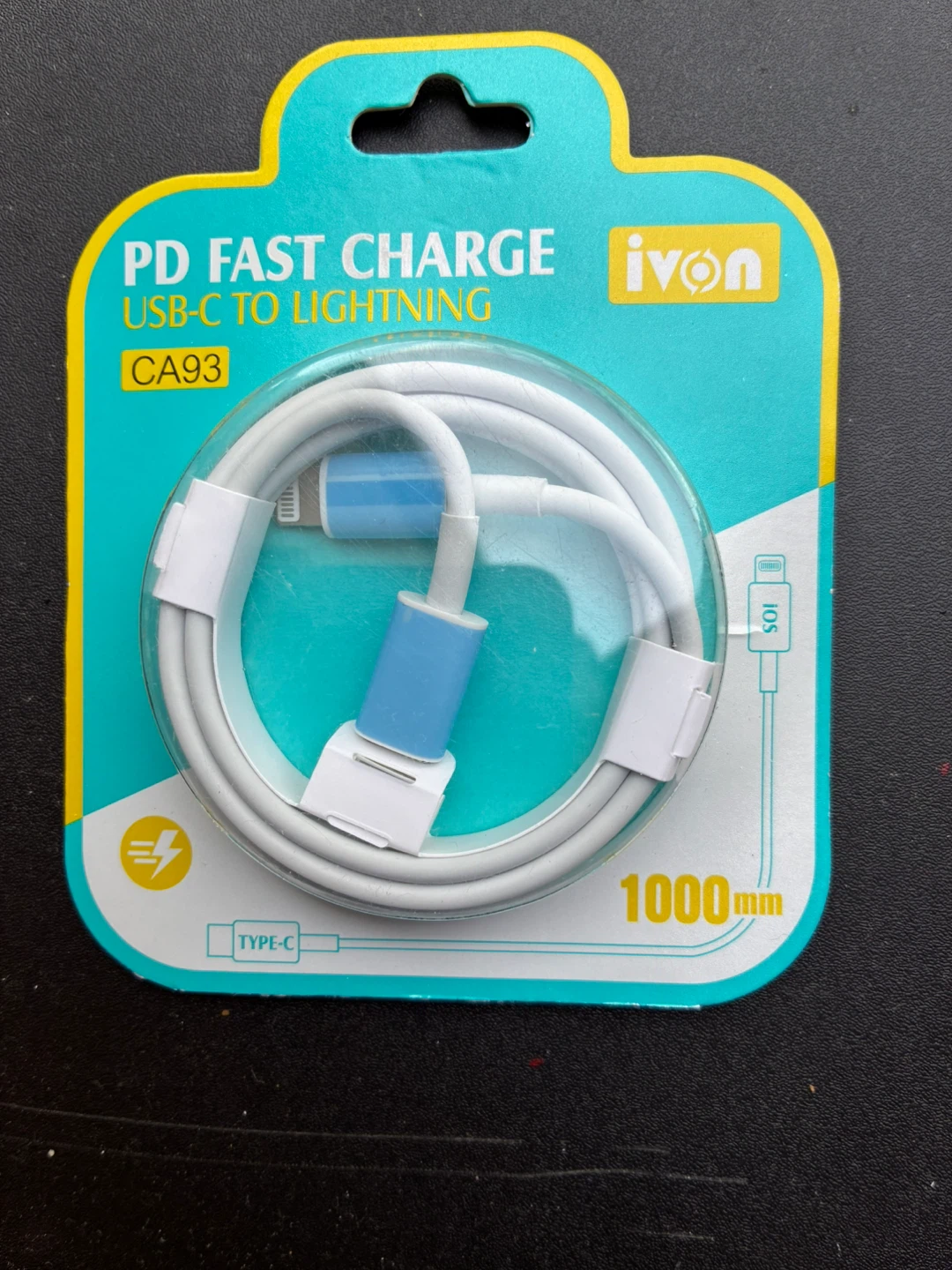 Ivon USB-C to Lightning Cable - 1000mm