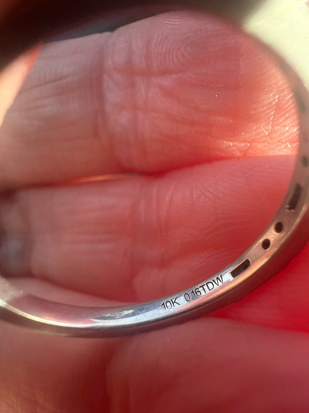 Michael Hill 10K Gold Ring with diamonds and rubies - photo 3