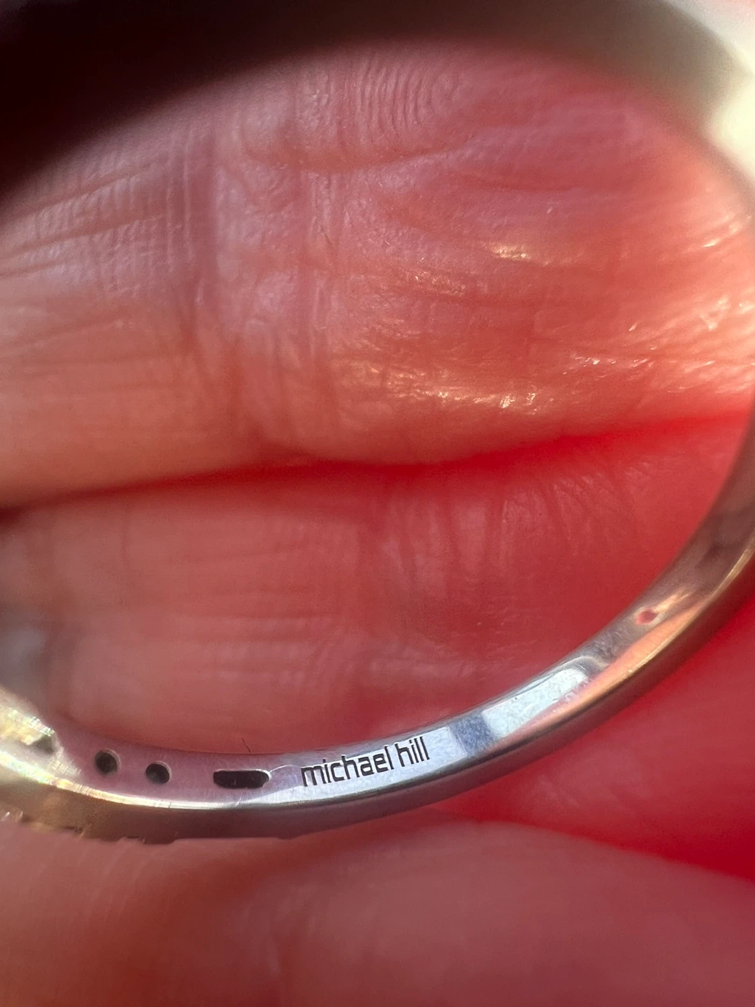 Michael Hill 10K Gold Ring with diamonds and rubies - photo 4