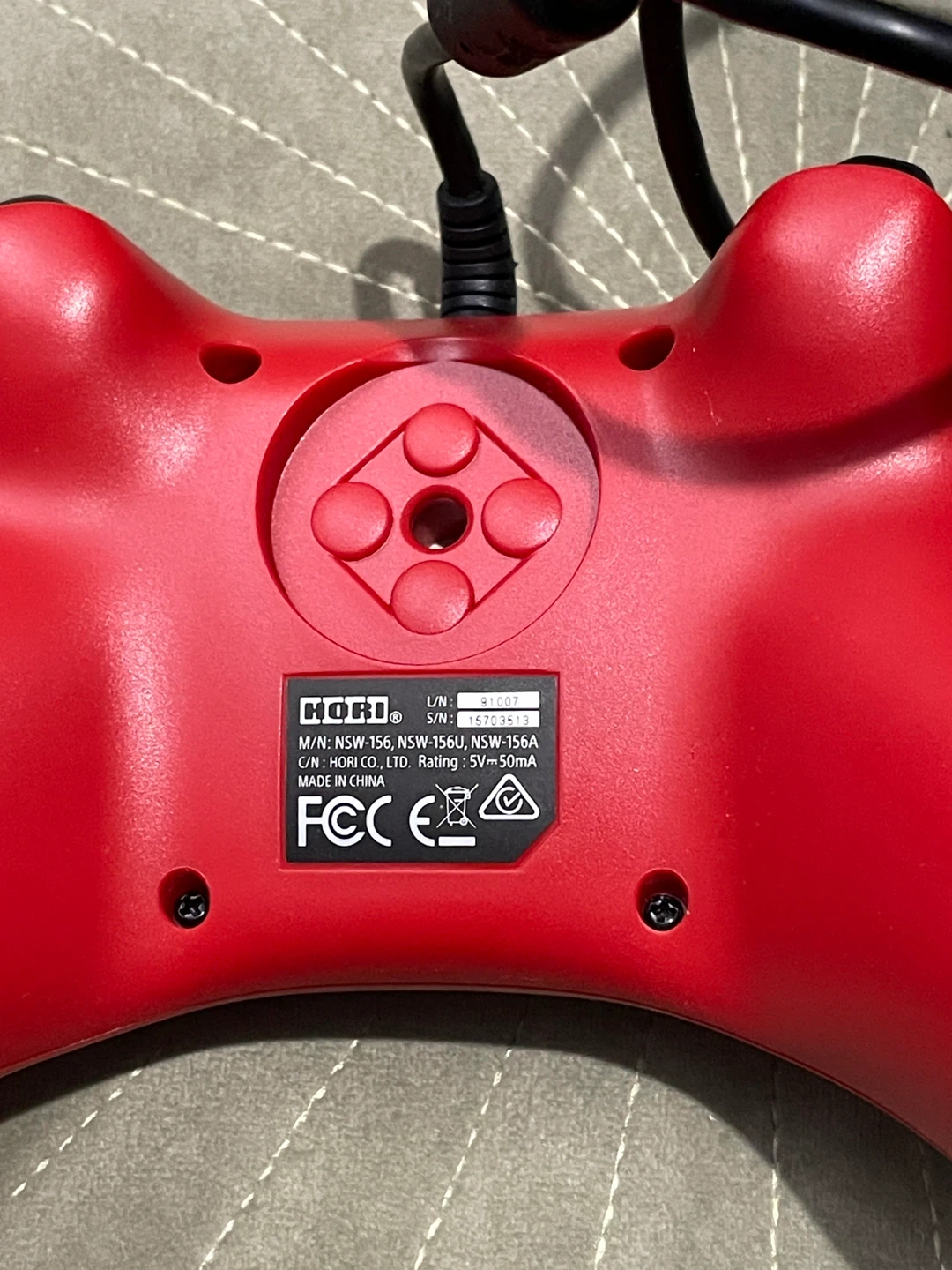 HORI Nintendo Switch Controller - Red - photo 2