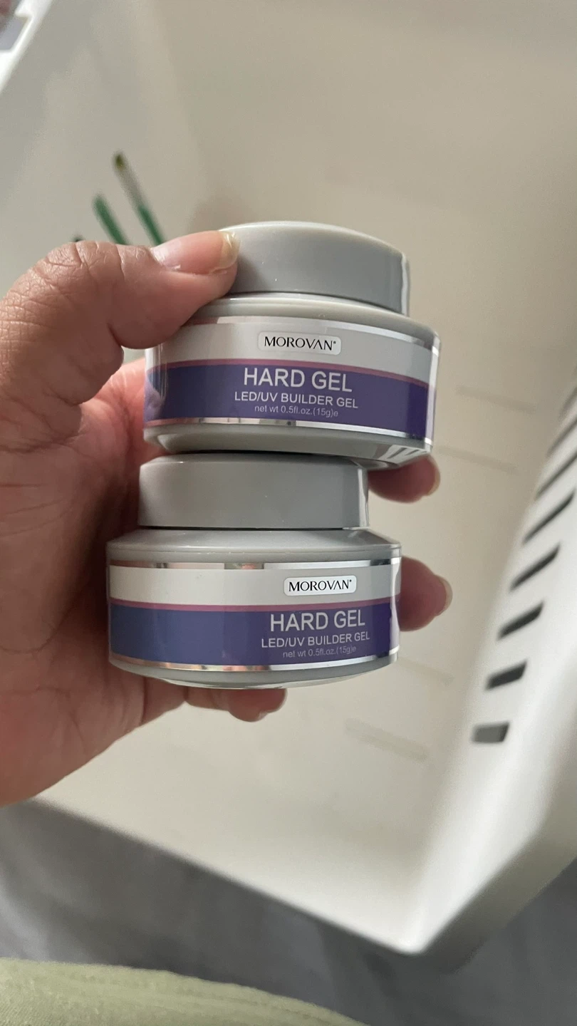 MOROVAN Hard Gel LED/UV Builder Gel 0.5 fl oz - photo 4