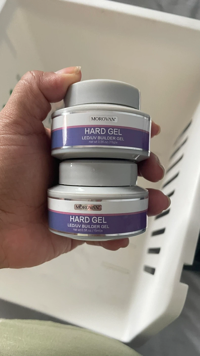 MOROVAN Hard Gel LED/UV Builder Gel 0.5 fl oz