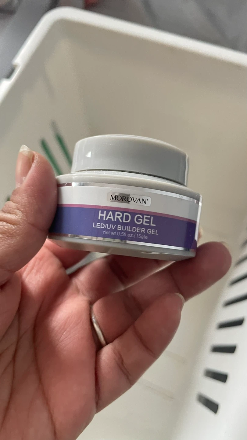 MOROVAN Hard Gel LED/UV Builder Gel 0.5 fl oz - photo 3