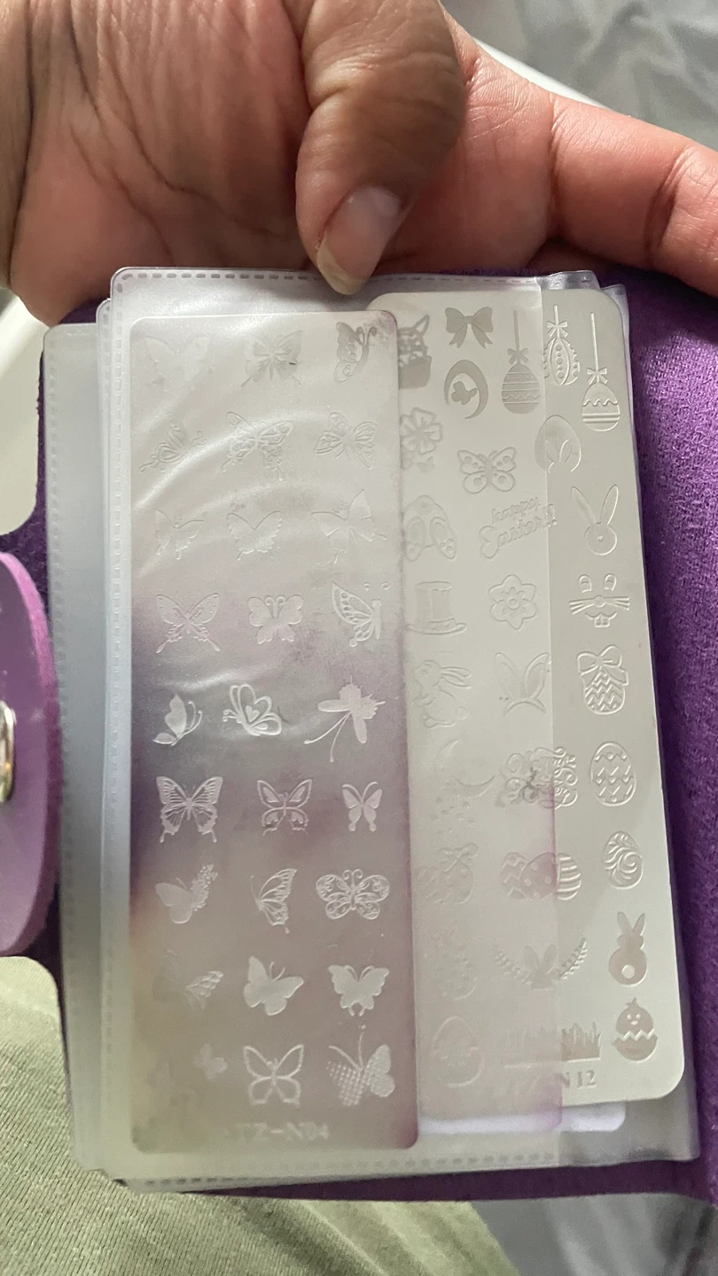 Nail Art Stamping Plates Set