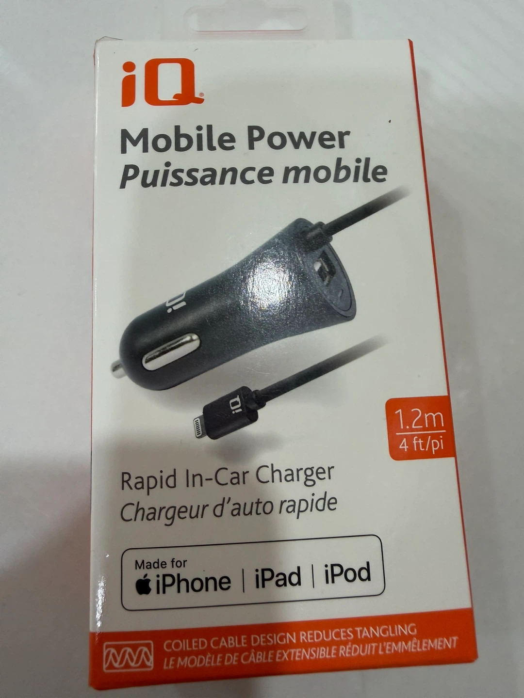 iQ Mobile Power Lightning Dual Rapid In-Car Charger
