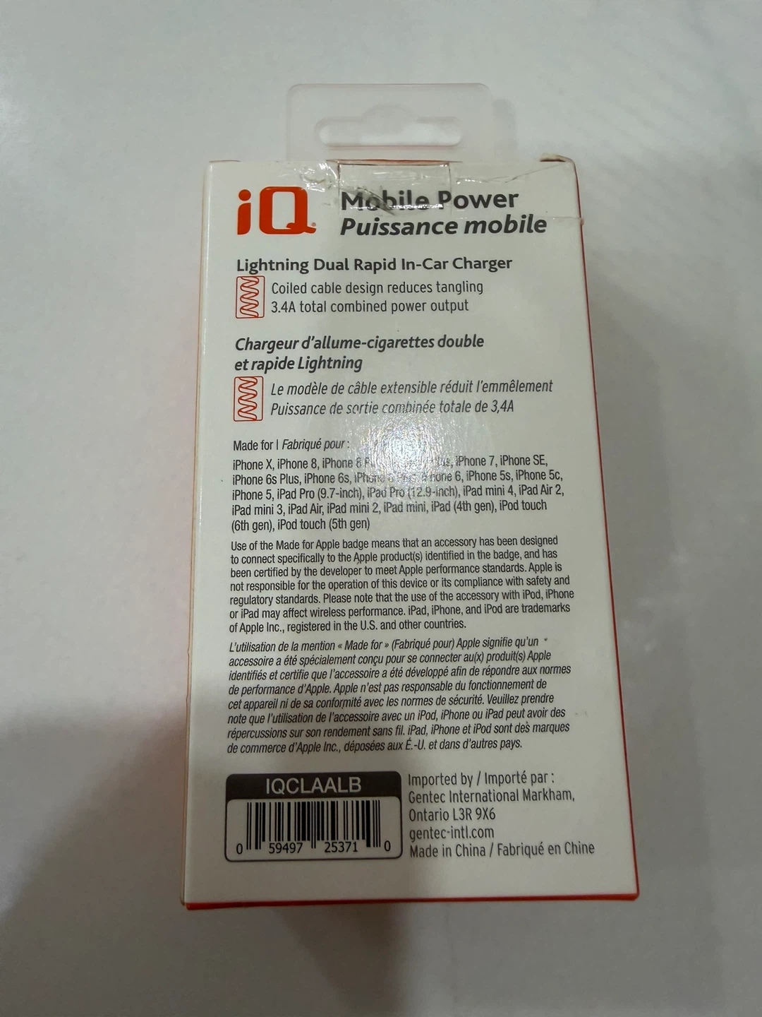 iQ Mobile Power Lightning Dual Rapid In-Car Charger - photo 5