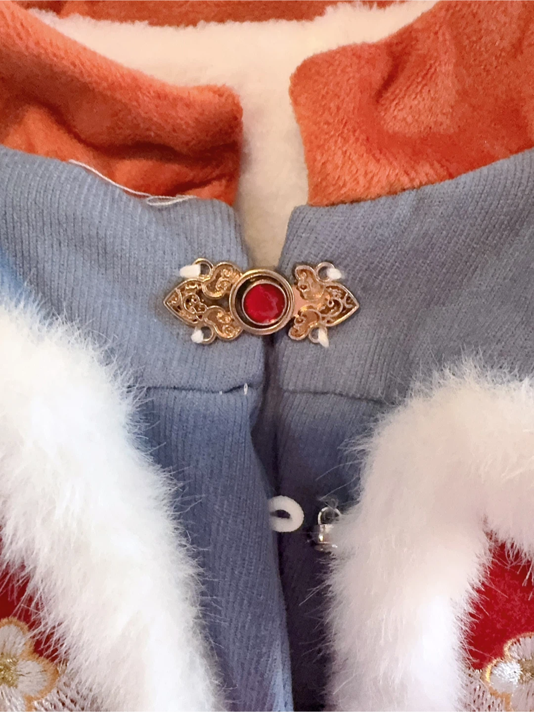 Red Embroidered Chinese New Year Jacket - photo 3