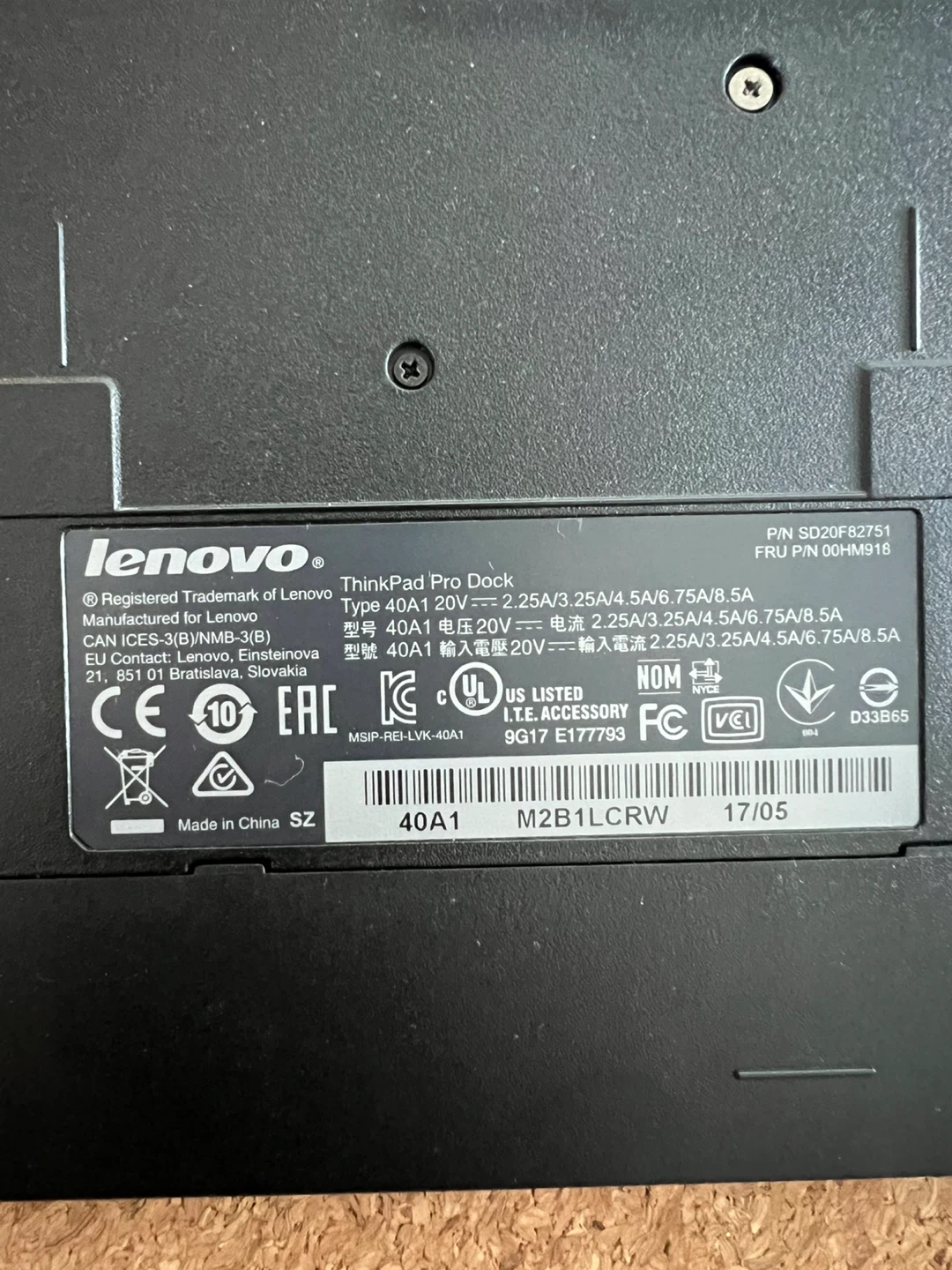 Lenovo ThinkPad Docking Station - photo 5