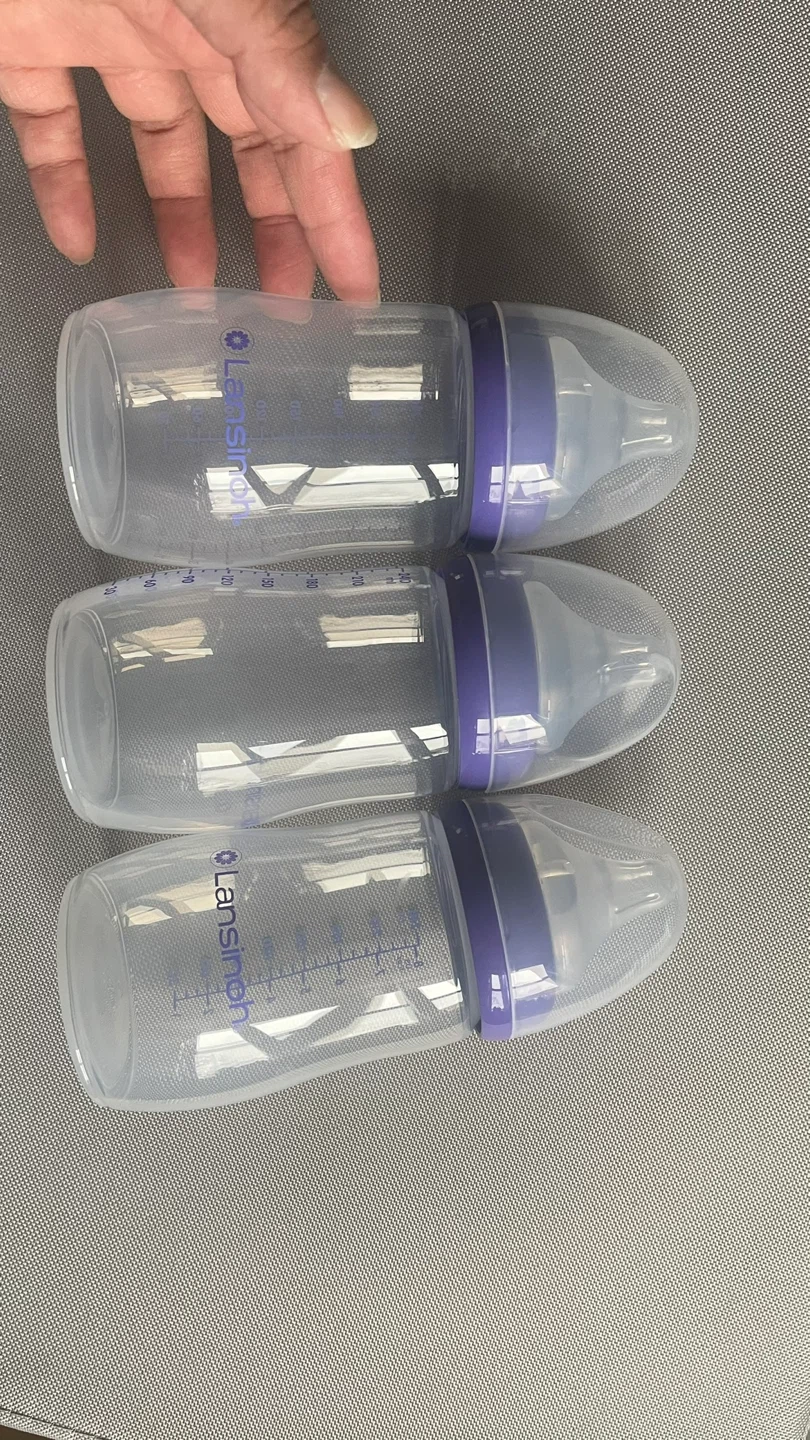 Lansinoh Baby Bottles - 8 oz, Set of 3