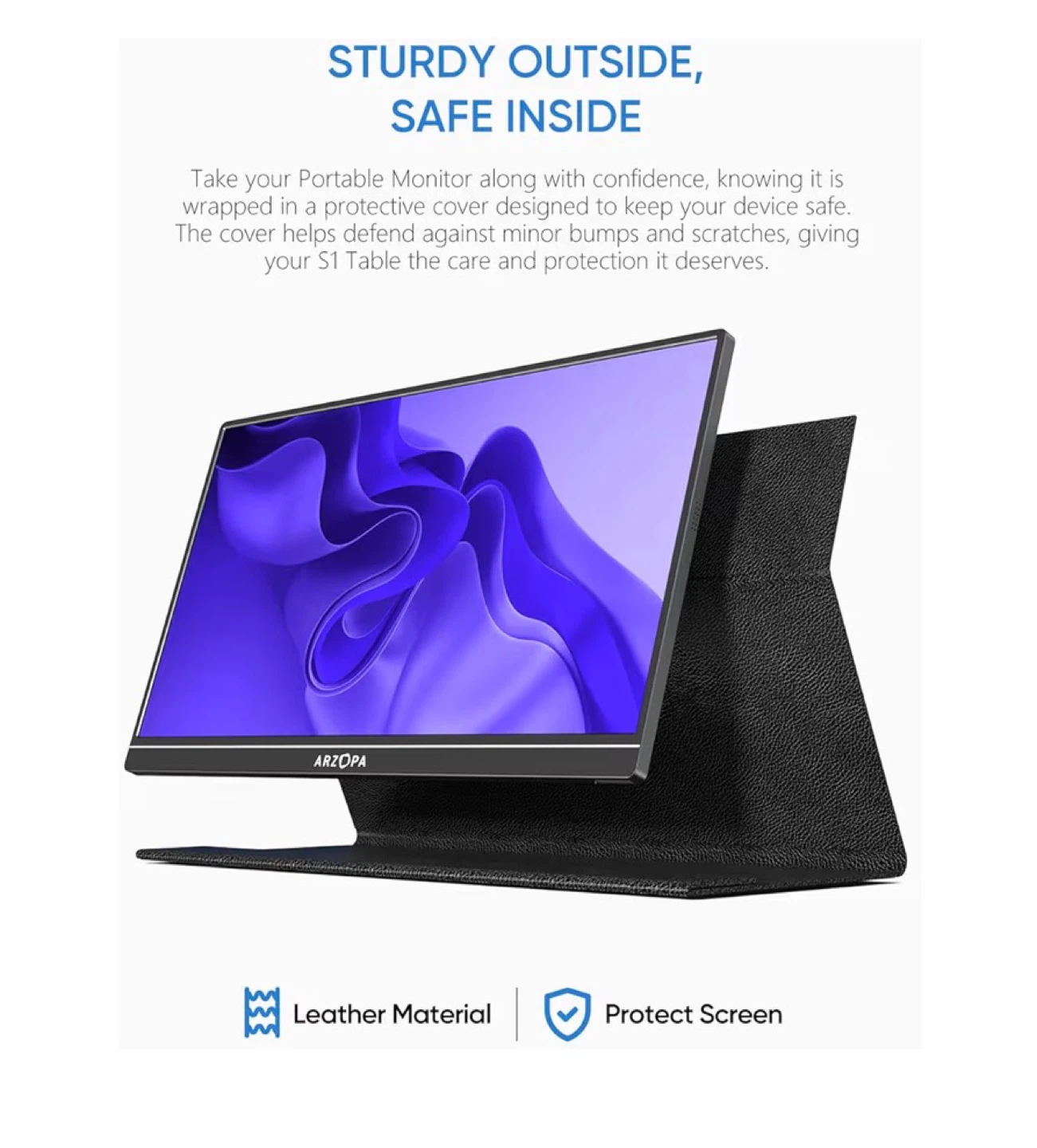 ARZOPA 15.6" Portable Monitor - FHD 1080P - photo 3
