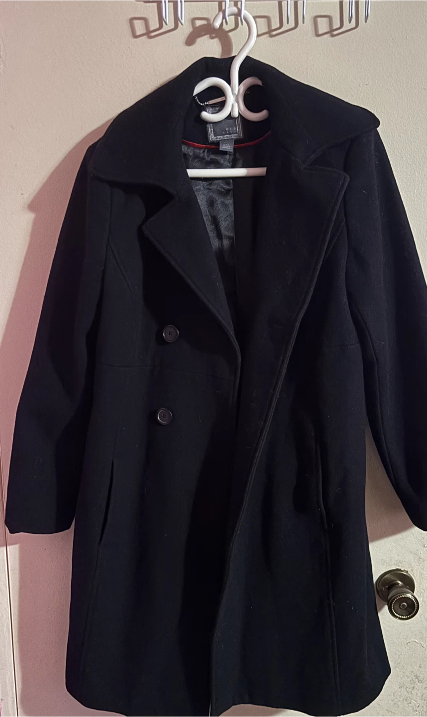 Old Navy Black Coat - Size L