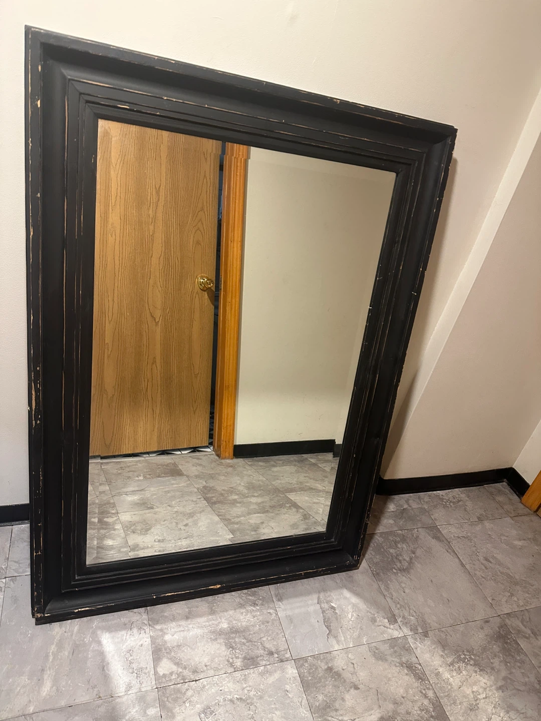 Black Framed Mirror