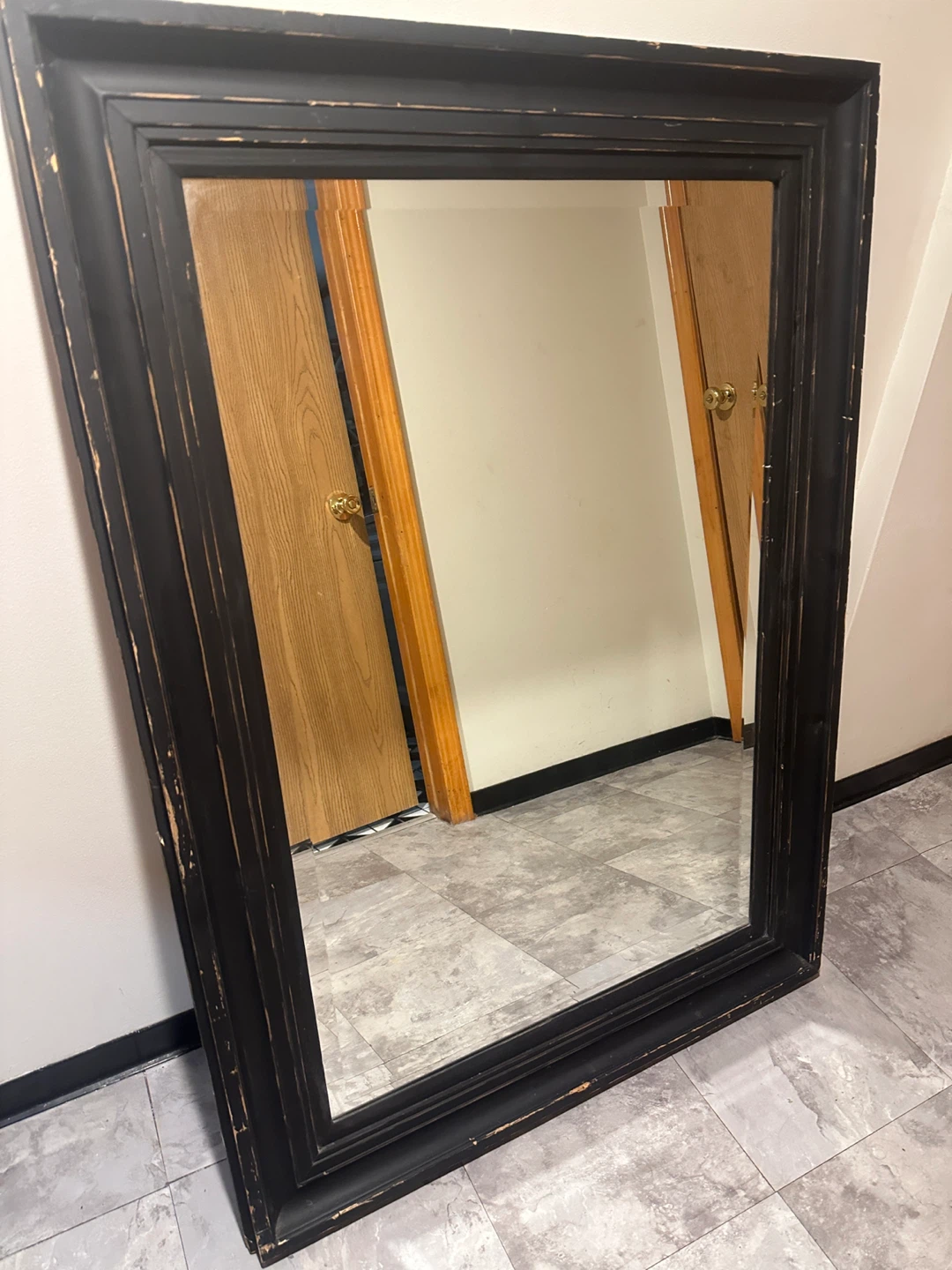 Black Framed Mirror - photo 2
