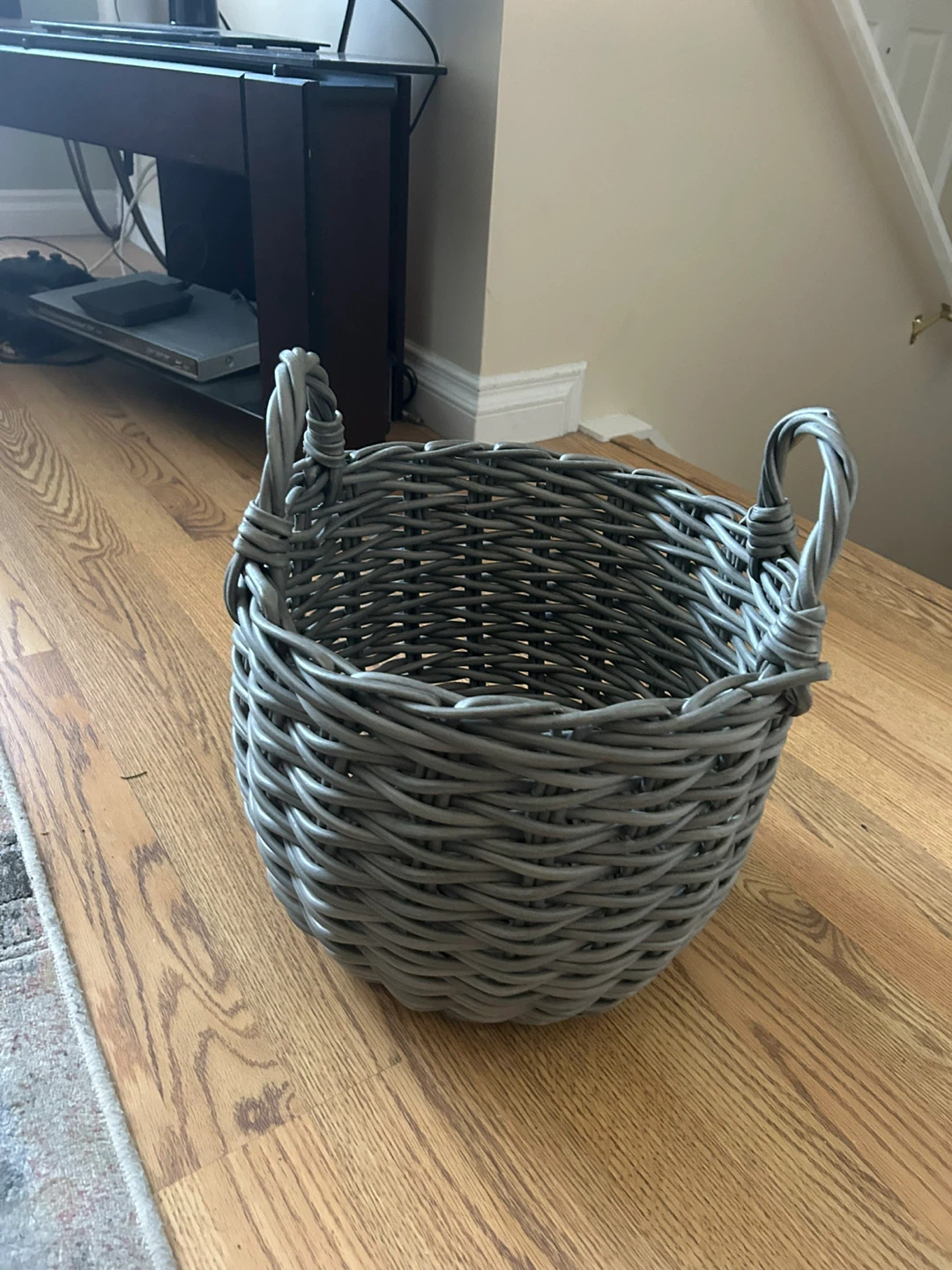 Grey Woven Basket - photo 2