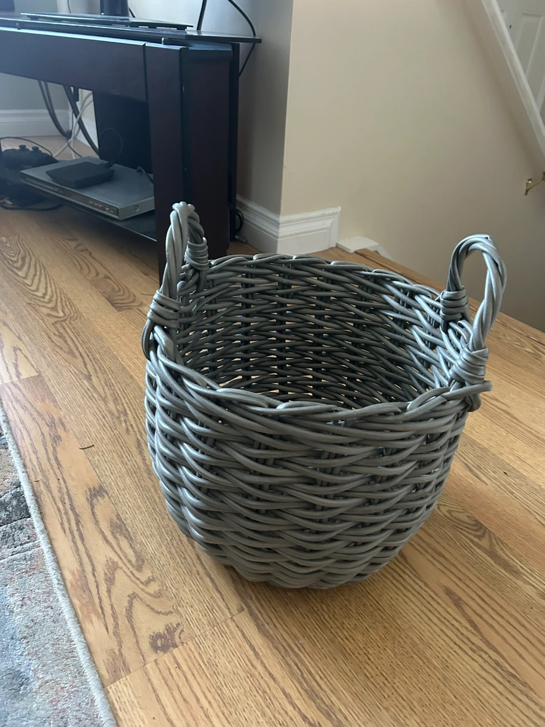 Grey Woven Basket - photo 3
