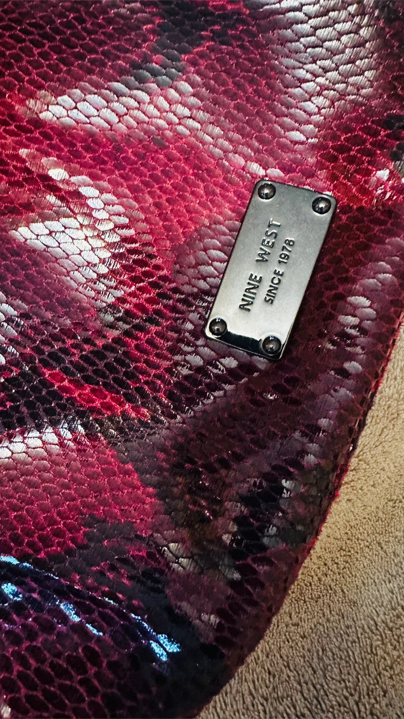 Nine West Snakeskin Print Shoulder Bag - photo 2