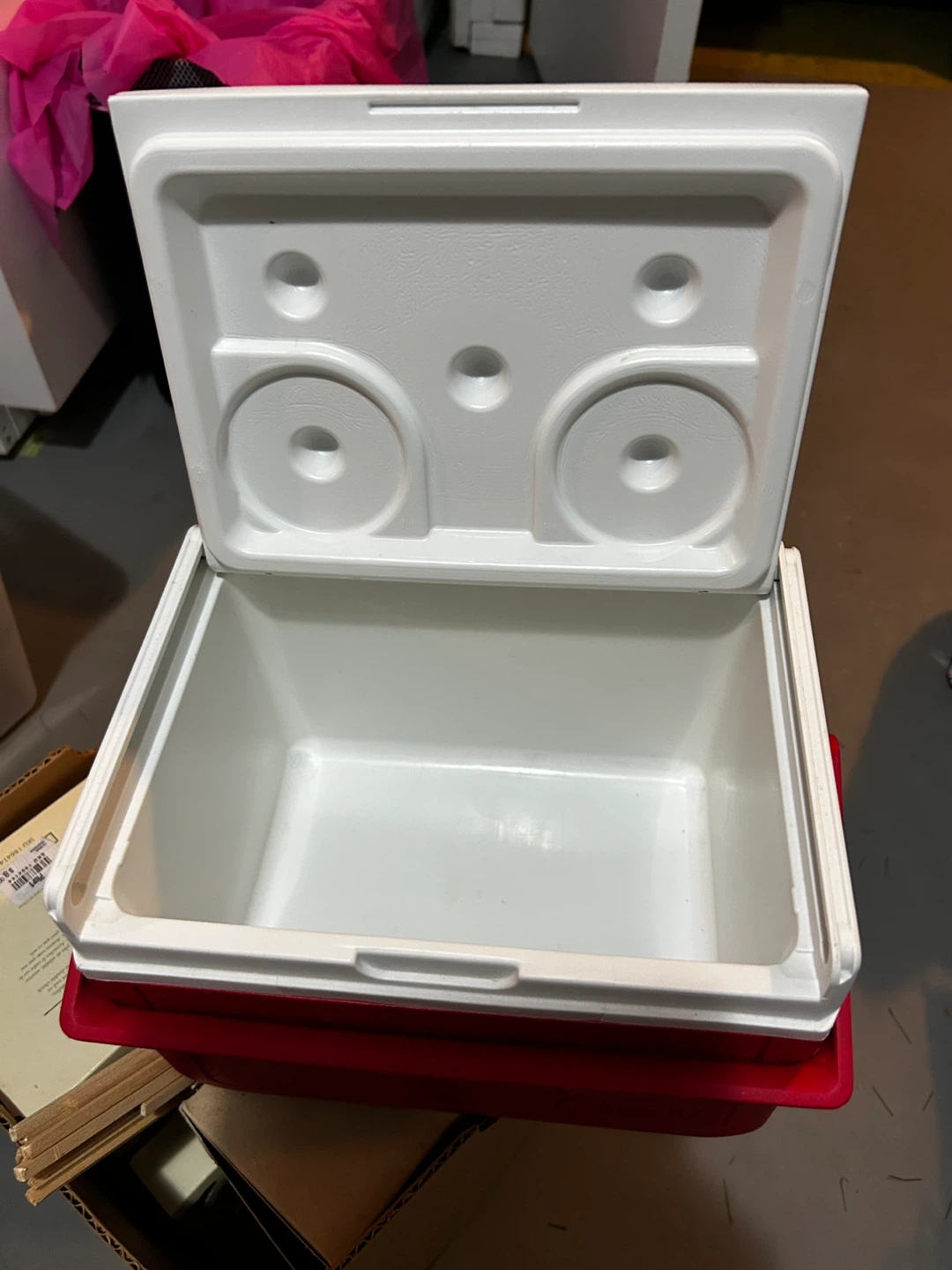 Red & White mini Cooler - photo 2