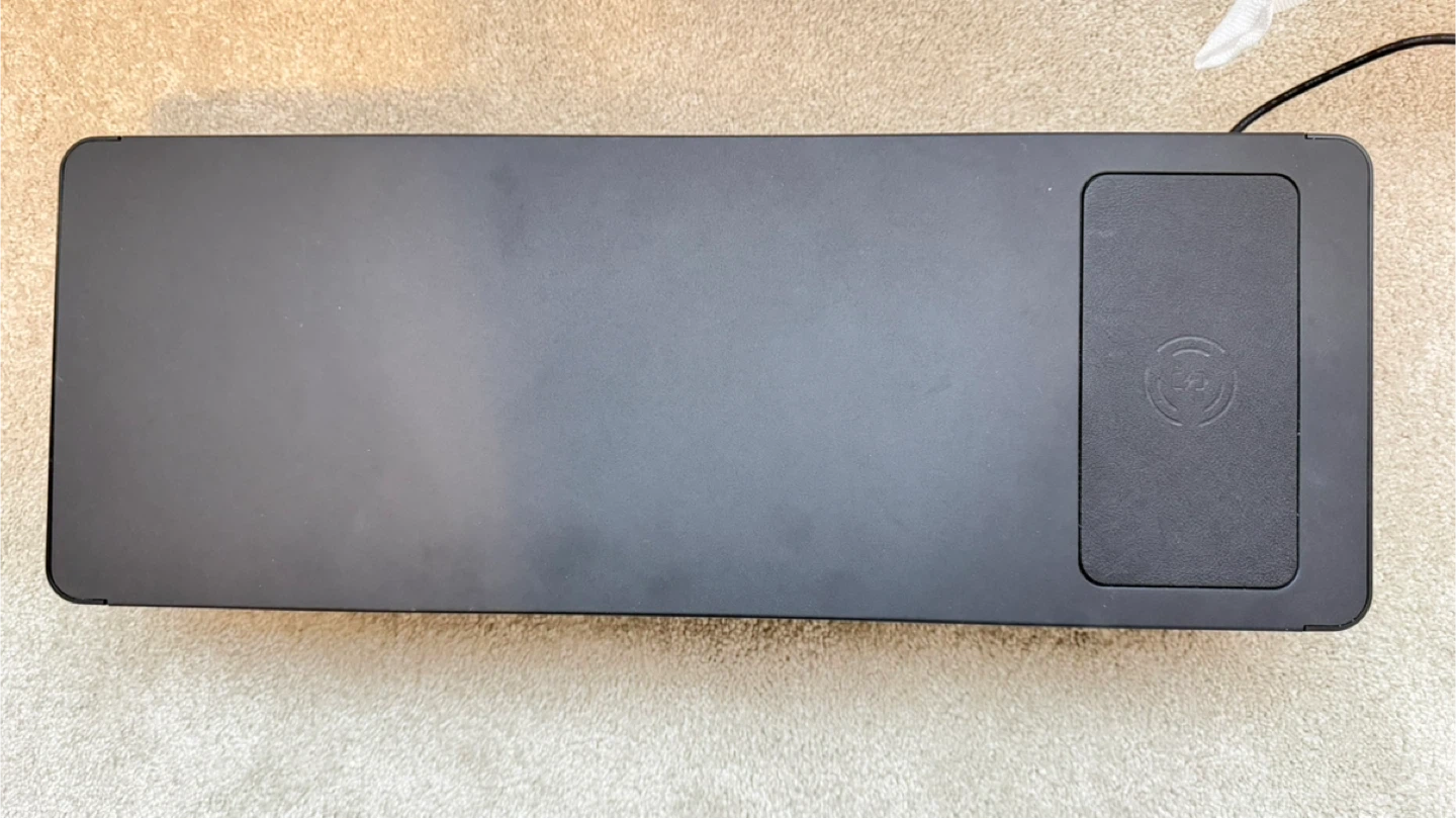 Monitor Stand Riser with Wireless Charger - Black - photo 5