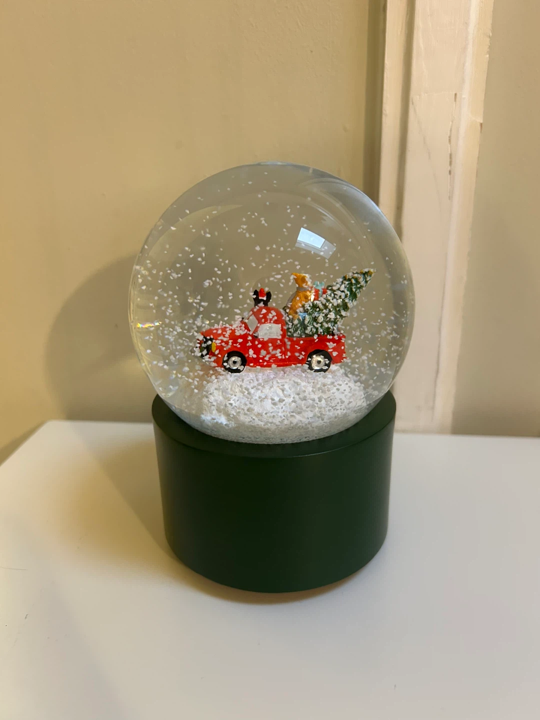 Indigo Snow Globe with Music