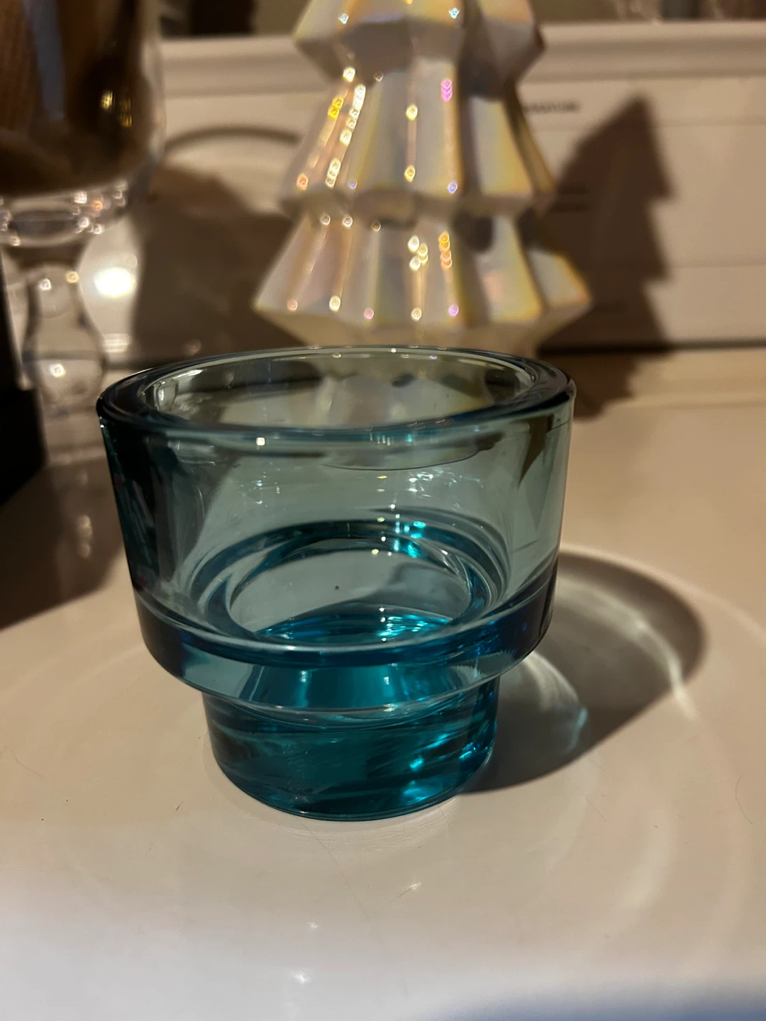 🥕Heavy Glass Candle Holder