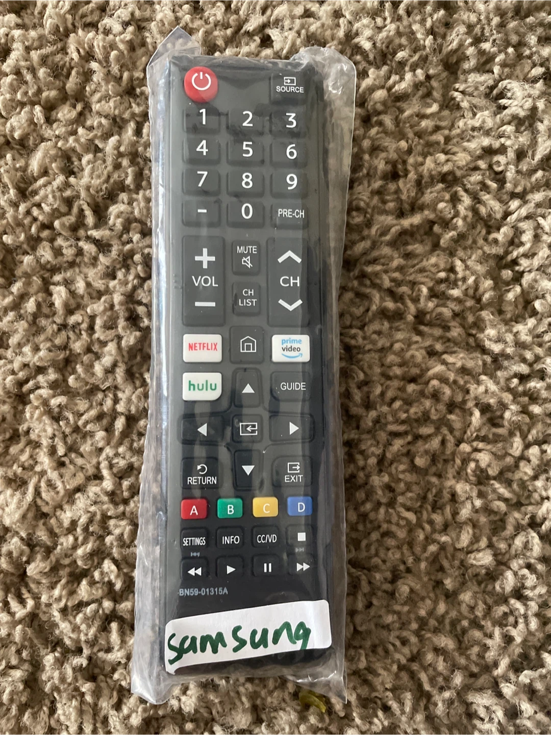 Samsung BN59-01315A TV Remote🧡